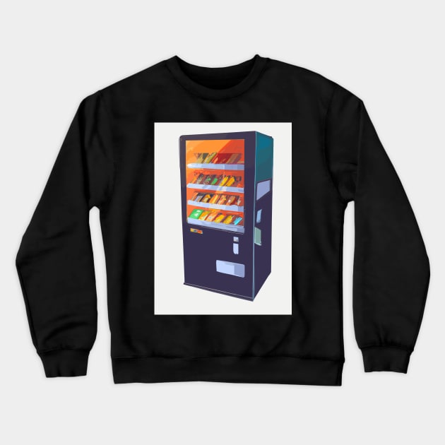 Modern Snack Machine Crewneck Sweatshirt by maxcode